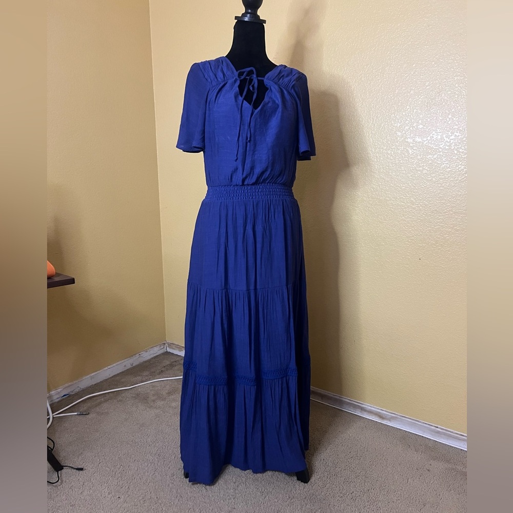 Luxology Royal Blue Maxi Dress